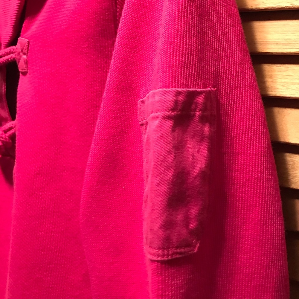 Lauren Ralph Lauren Raspberry Toggle Button Top - image 7